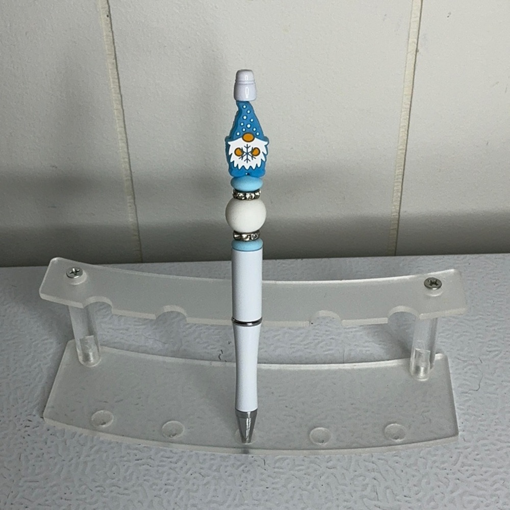 Blue and White Gnome Pen